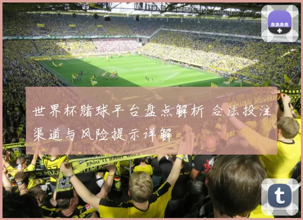 世界杯赌球平台盘点解析 合法投注渠道与风险提示详解